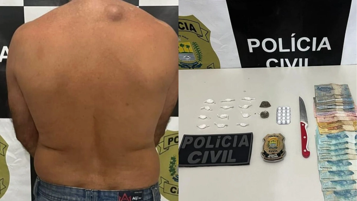 Pol Cia Civil Prende Homem Em Flagrante Por Tr Fico De Drogas No Piau