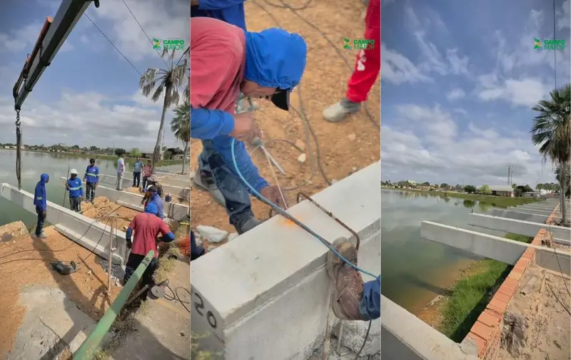 Prefeitura De Campo Maior Avan A Em Obras De Revitaliza O Do A Ude