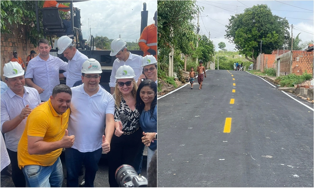 Fonteles Visita Obras De Asfaltamento Em Ruas Da Zona Leste De Teresina