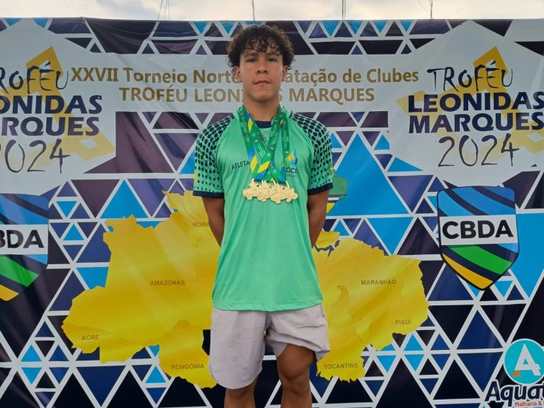 Atletas piauienses conquistam 21 medalhas na Copa Norte de Natação