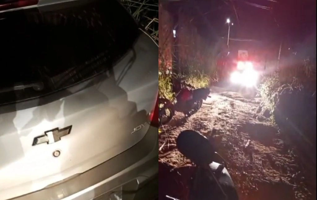 Motorista por aplicativo é preso em porta malas durante roubo de carro