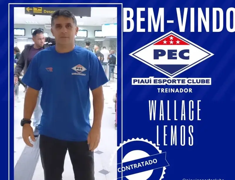 Wallace Lemos vai comandar o Piauí EC em busca do acesso à elite do