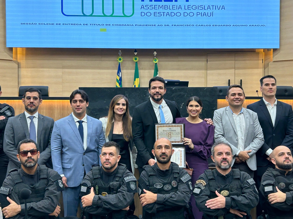 Delegado Eduardo Aquino recebe título de cidadania na Alepi Conecta Piauí