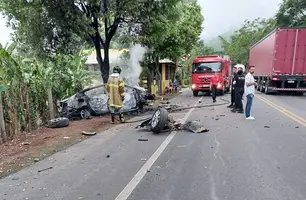 Acidente deixa aluna piauiense ferida e amiga morre carbonizada (Foto: Reprodução)