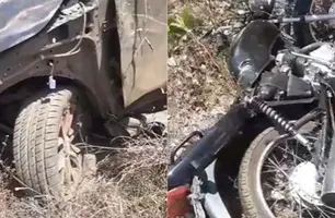 Adolescente de 15 anos morre após colidir moto em veículo em rodovia (Foto: Reprodução)