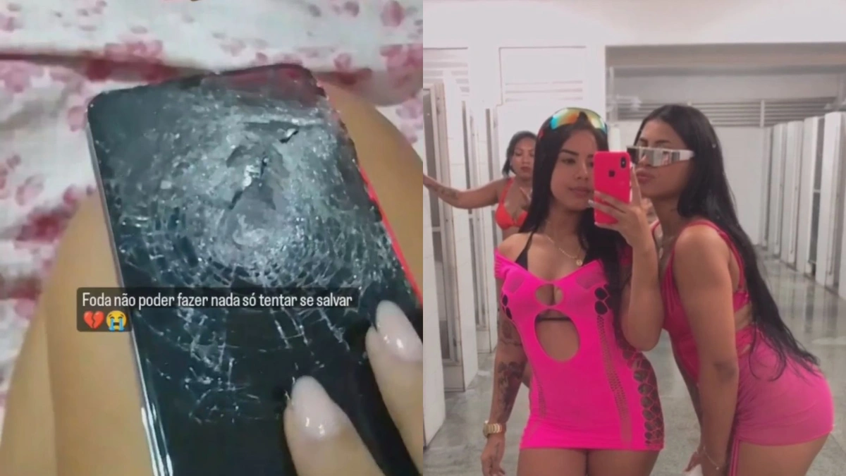 Amiga da influencer Samynha sobreviveu após celular protegê-la dos tiros