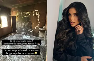 Apartamento de blogueira é destruído por incêndio (Foto: Reprodução)