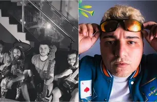 Banda Wisenfool e rapper Felinho (Foto: Reprodução)