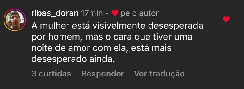 Comentário publicado por José Ribas