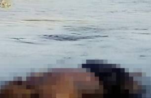 Corpo de homem é encontrado preso em pedras no rio Parnaíba (Foto: Divulgação)