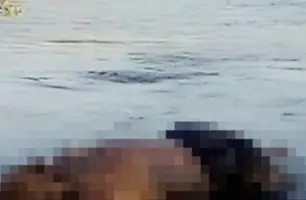 Corpo de homem é encontrado preso em pedras no rio Parnaíba (Foto: Divulgação)