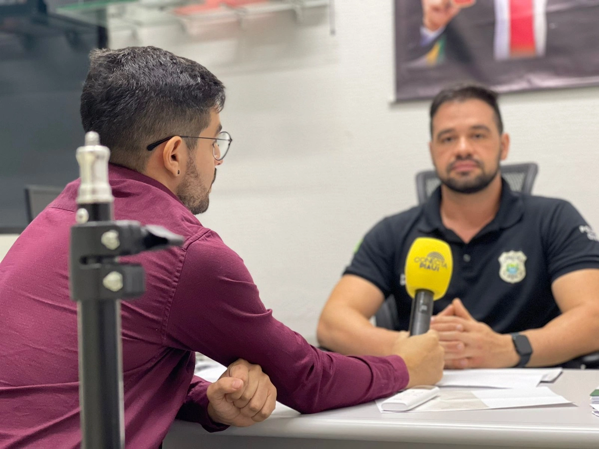 Delegado Filipe Bonavides em entrevista ao Conecta Piauí.