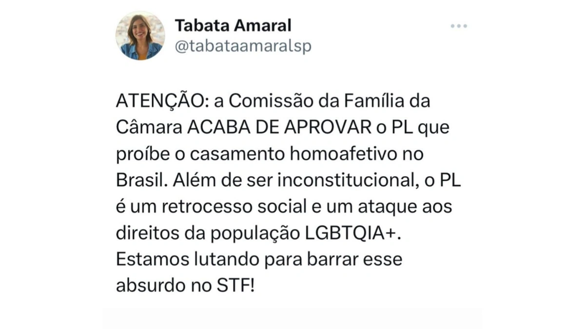 Deputada Federal Tabata Amaral