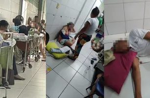 Descaso na saúde de Teresina: pacientes denunciam péssimas condições de UPA (Foto: Reprodução)