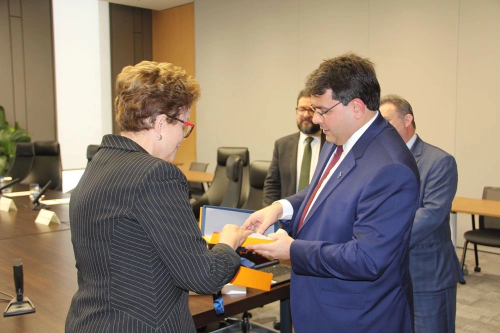 Dilma Rousseff e Rafael Fonteles