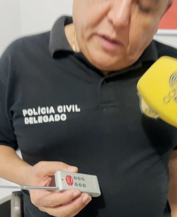 Dispositivo utilizado pelos suspeitos