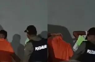 Dupla é presa suspeita de furtar várias peças de picanha de um supermecardo em THE (Foto: Reprodução)