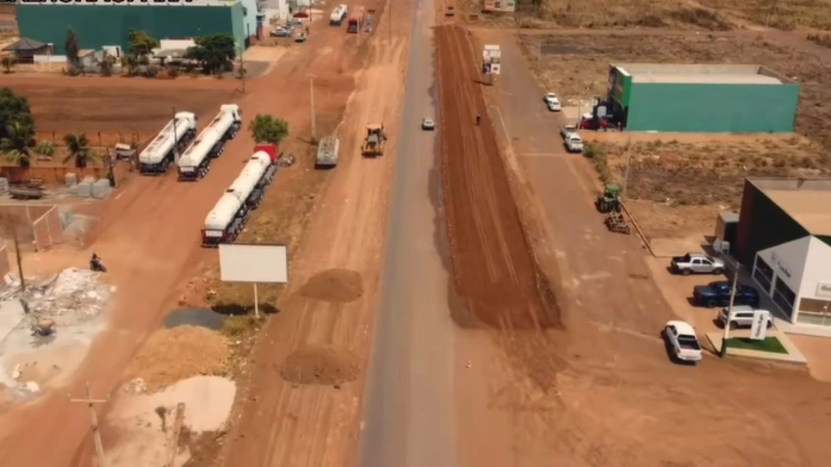 Duplicação de avenida em Uruçuí