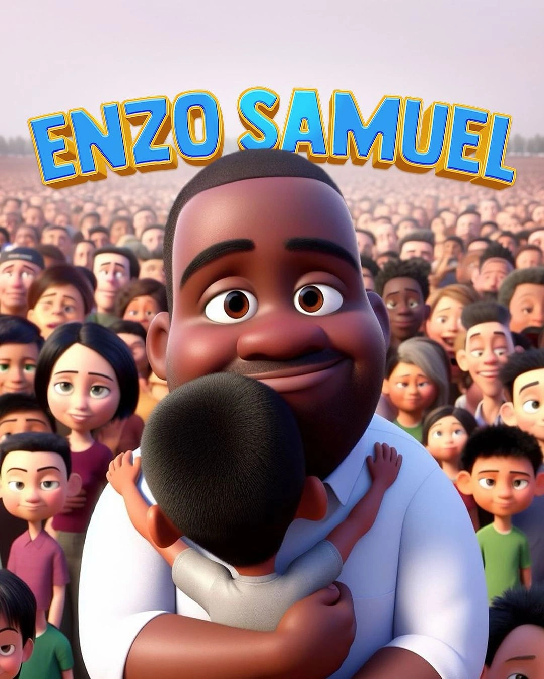 Enzo Samuel como personagem da Disney Pixar