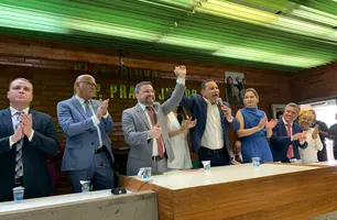 Evaldo Gomes oficializa apoio à Fábio Novo (Foto: Eduardo Amorim/Conecta Piauí)