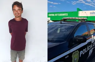 Homem conhecido como 'Lampadinha' é preso por tráfico de drogas em Parnaíba (Foto: Reprodução)