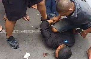 Homem reage a tentativa de homicídio em Parnaíba (Foto: Reprodução)