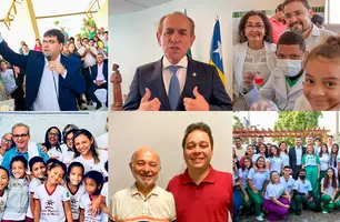 Homenagem de políticos piauienses no Dia dos Professores (Foto: Reprodução)