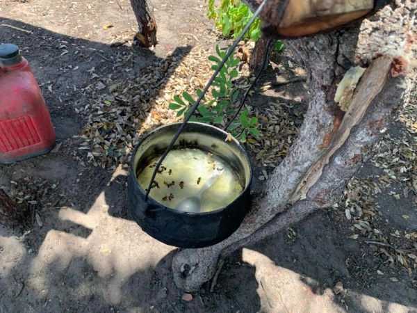 Local que os trabalhadores se alimentavam