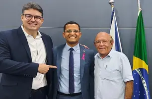 Luciano Nunes, Ismael Silva e Edson Melo (Foto: Reprodução)