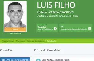 Luís Filho foi prefeito de Várzea Grande de 2009 a 2012 (Foto: Reprodução Tribunal Superior Eleitoral)