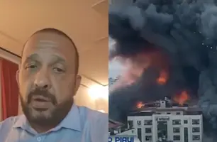 Marido de piauiense comenta momentos de tensão do conflito em Israel (Foto: TV Cidade Verde)