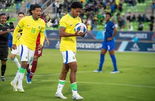 Miranda marca no fim e Brasil estreia com vitória nos Jogos Pan-Americanos (Foto: Lesley Ribeiro/CBF)