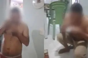 Mulher grava vídeo denunciando marido por se drogar na frente dos filhos no Piauí (Foto: Reprodução)