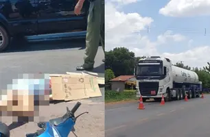 Mulher morre atropelada em Altos (Foto: Reprodução)