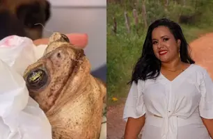 Mulher recebe sapos com a boca costurada em São Raimundo Nonato (Foto: Reprodução)