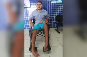 Polícia prende deficiente físico acusado de vários homicídios em Parnaíba (Foto: Reprodução)