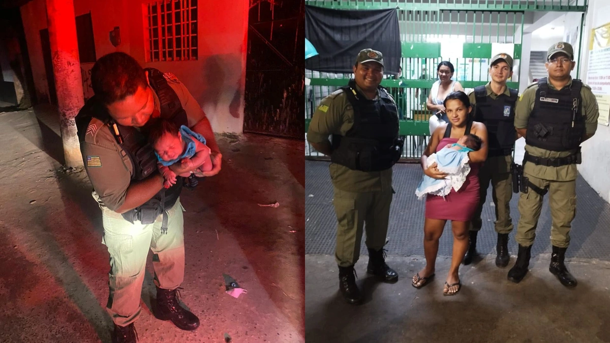 Policiais salvam bebê de apenas 15 dias engasgado na zona Norte de Teresina