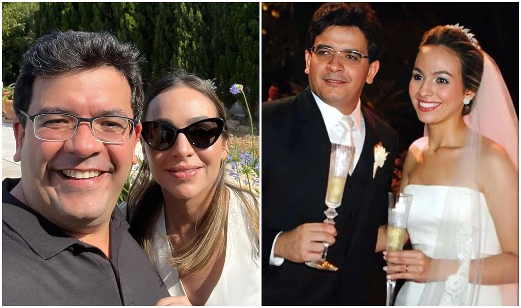 Rafael e Isabel Fonteles comemoram 12 anos de casamento