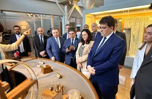 Rafael Fonteles em visita a Toyota (Foto: Ascom)