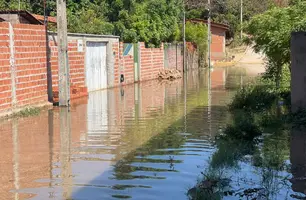 Região ficou inundada (Foto: Reprodução)