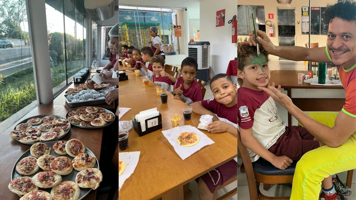 Semana da Criança: crianças em vulnerabilidade visitam restaurantes no Piauí