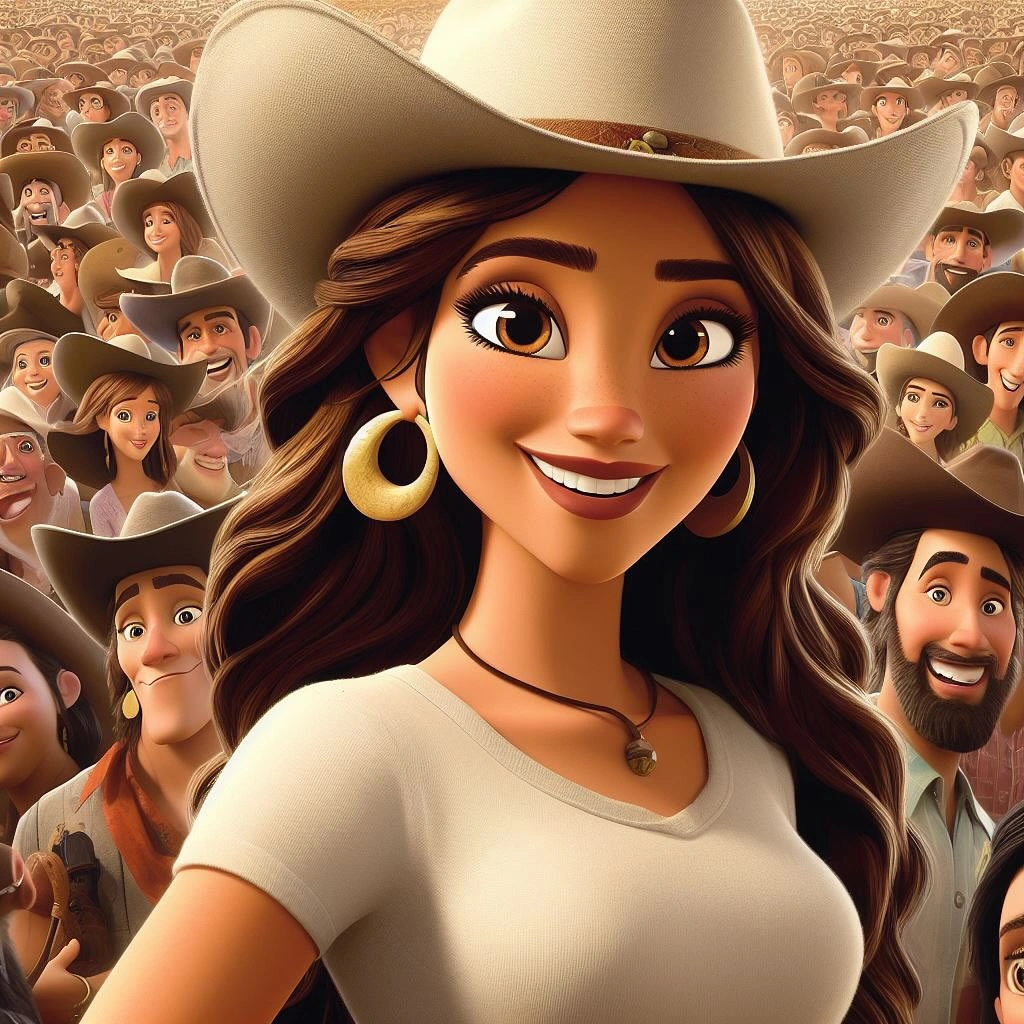Teresa Britto como personagem da Disney Pixar