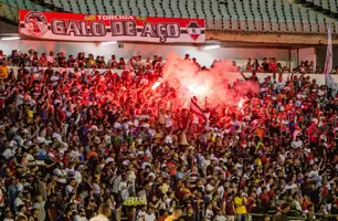 Torcida do River Atlético Clube (Foto: Reprodução)