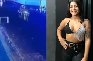 Vídeo mostra os últimos momentos de Samynha antes dela ser perseguida e morta (Foto: Reprodução)