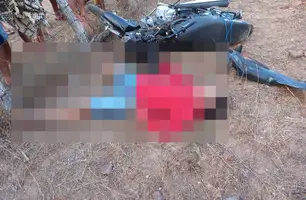 Vítima fatal de acidente de moto (Foto: Reprodução)