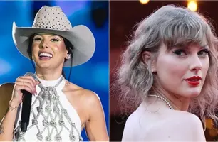 Ana Castelo e Taylor Swift (Foto: Reprodução)