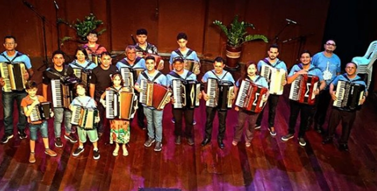 Aulas de sanfonas do Palácio da Música