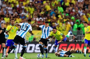 Brasil perde para a Argentina e acumula terceira derrota seguida (Foto: Getty Images)