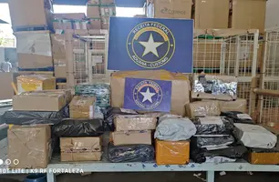 Drogas e produtos apreendidos (Foto: Receita Federal)