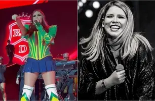 Dulce María presta homenagem à cantora Marília Mendonça (Foto: Reprodução)